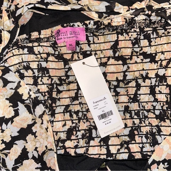 Mi Ami Francesca’s Floral Blouse - Size XL - Picture 6 of 7